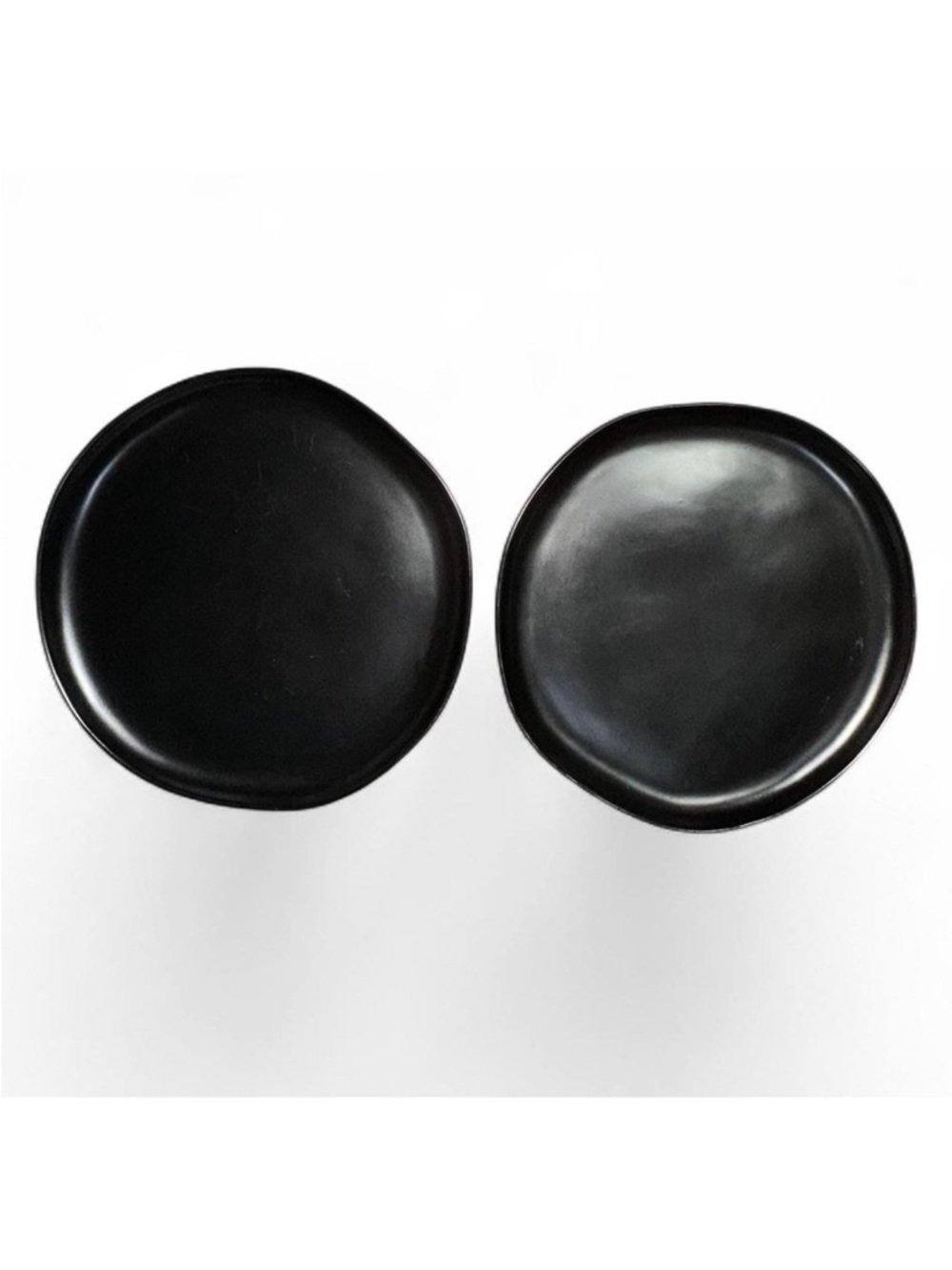 Hearth & Hand Magnolia Black Stoneware 10” Dinner Plates - 2 Count